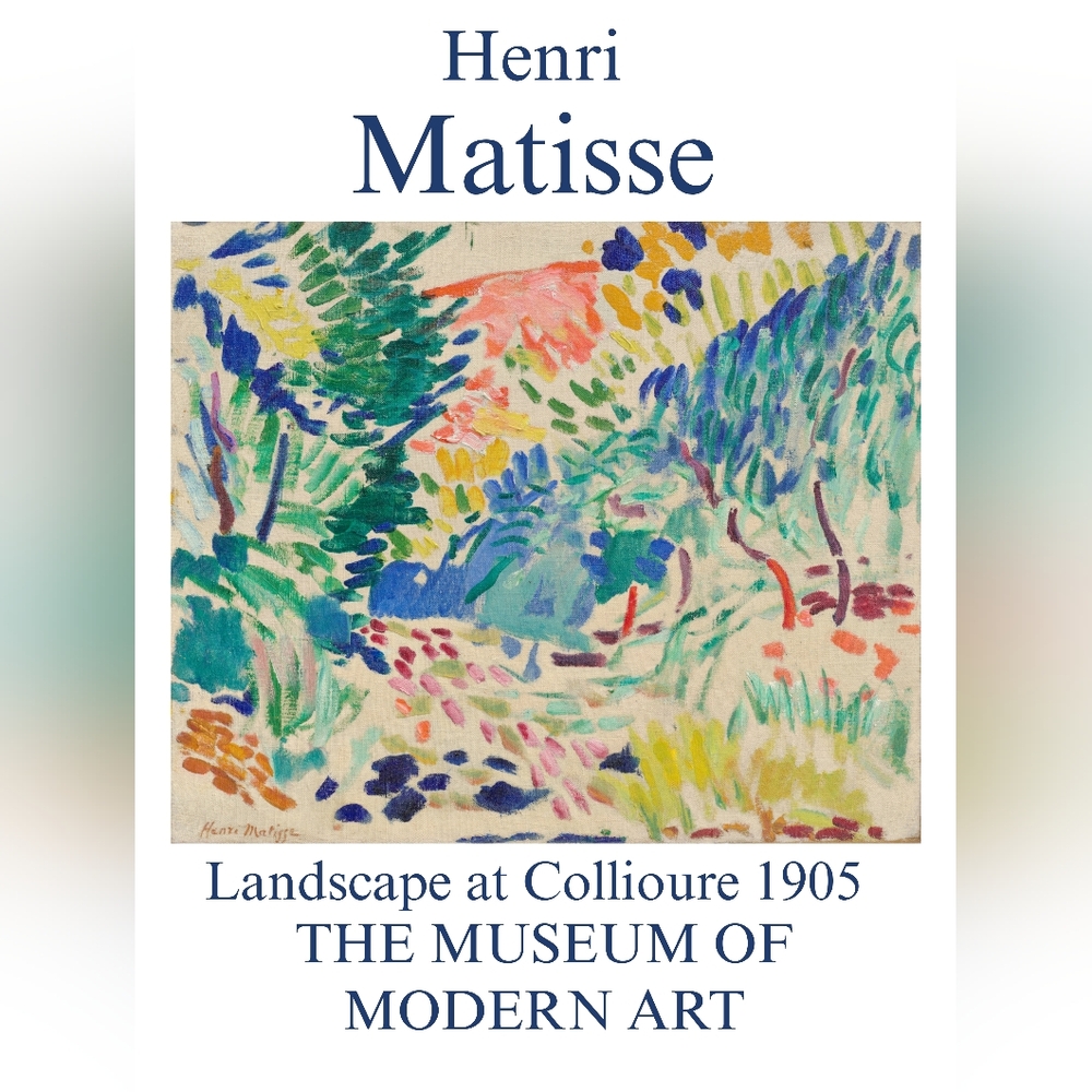 Henri Matisse Landscape at Collioure 1905 Art Print - Colorful Abstract Home Art